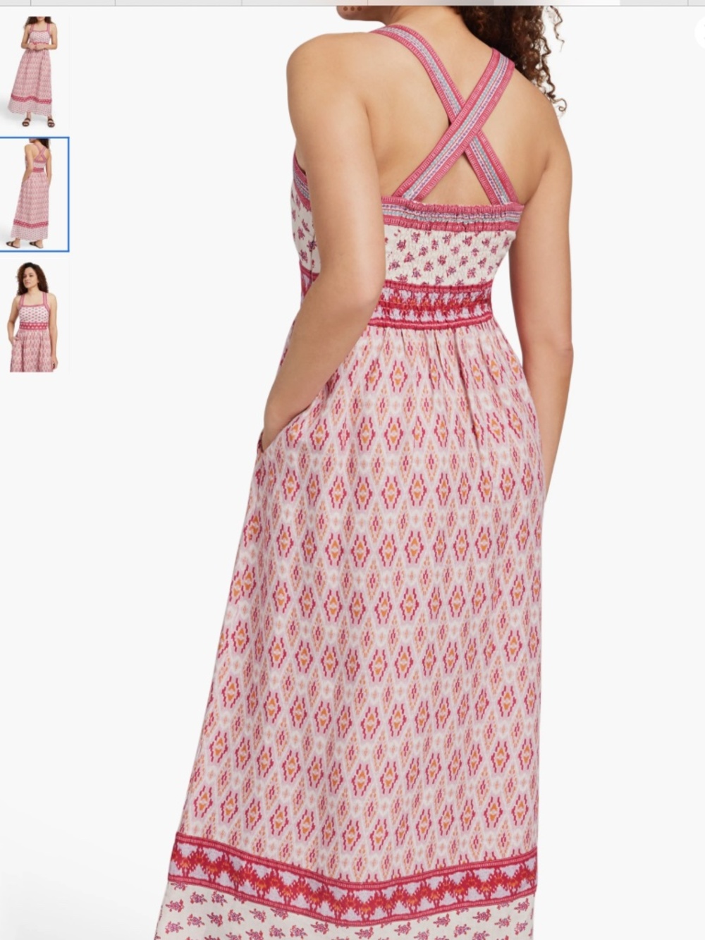 Faherty Gracie Linen Maxi Dress, size XL - Picture 2 of 16